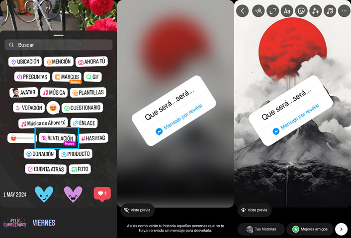 Imagen - Llegan 4 nuevos stickers a Instagram y los estábamos esperando: así se activan