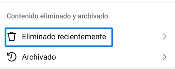 Imagen - ¿Dónde está la papelera de reciclaje en Instagram?