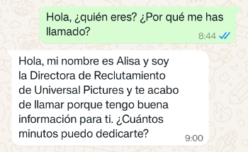 Imagen - &quot;Tengo algo que preguntarte, apunta este número de WhatsApp&quot;: cuidado con esta estafa