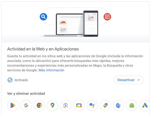 Imagen - Mi Actividad, la página que te enseña todo lo que Google sabe de ti