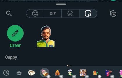 Imagen - WhatsApp añade los stickers de Giphy y un creador de stickers en Android