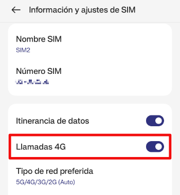 Imagen - Cómo activar las llamadas VoLTE