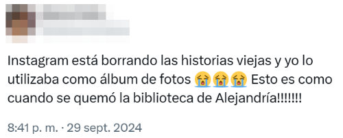 Imagen - Otro desastre en Instagram: está borrando Stories antiguas por error