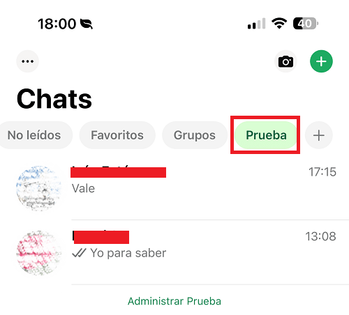 Imagen - Listas de WhatsApp: así puedes ahora organizar tus conversaciones