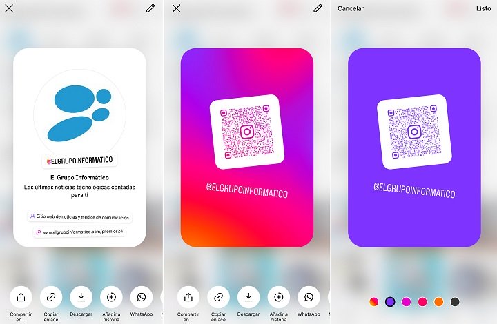 Imagen - Así son las nuevas tarjetas de perfil en Instagram: agrega contactos con más facilidad