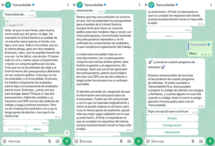 Imagen - ¿Cansado de los audios de WhatsApp? Este bot los transcribe