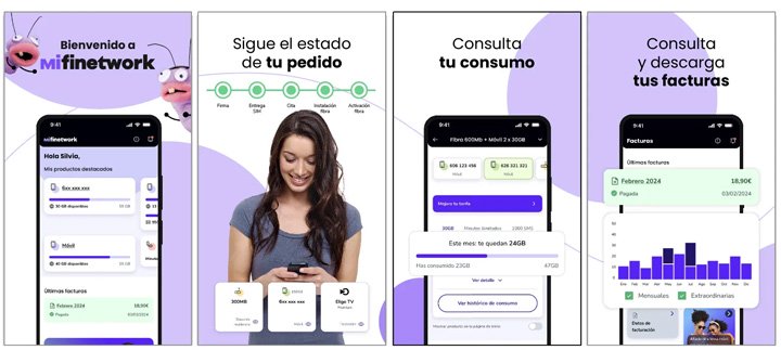 Imagen - Descarga ya la app de Finetwork para gestionar tu móvil y fibra