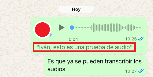 Imagen - WhatsApp ya permite transcribir los audios: así puedes convertir un audio en texto