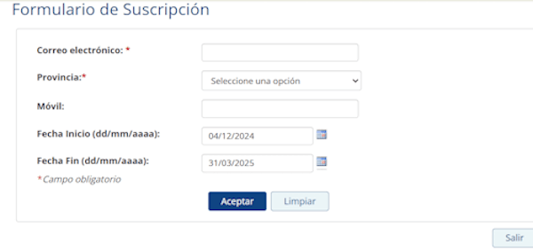 Imagen - Cómo activar las alertas de bajas temperaturas del Ministerio de Sanidad