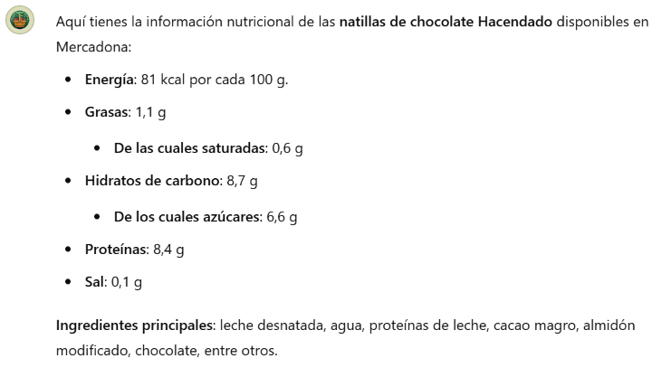 Imagen - MercadonIA, el ChatGPT especializado en Mercadona: precios, información nutricional y más