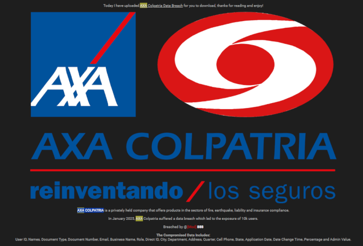 Imagen - Si eres cliente de Axa Colpatria, podrían haberse filtrado todos tus datos