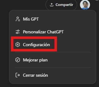 Imagen - Cómo recuperar conversaciones archivadas en ChatGPT