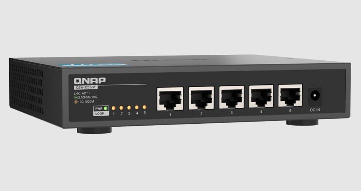 Imagen - QNAP QSW-3205-5T: detalles del switch 10GbE barato con 5 puertos