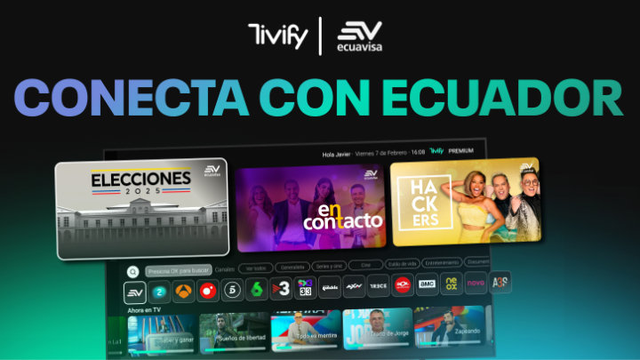 Imagen - Ecuavisa llega a Tivify: ya puedes ver gratis y online este canal de Ecuador