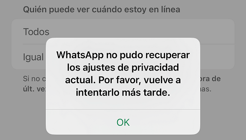 Imagen - WhatsApp caído: no se puede enviar ni recibir mensajes