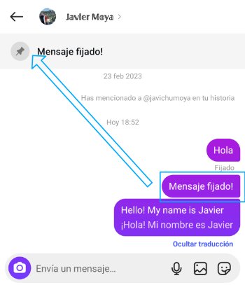 Imagen - Instagram refuerza los DM: traducción, mensajes fijados, música y más novedades