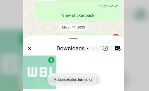 Imagen - WhatsApp para Android permitirá enviar &quot;Live Photos&quot;