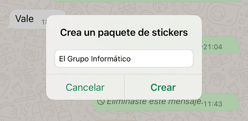 Imagen - WhatsApp ya te permite ordenar tus stickers para encontrarlos rápidamente