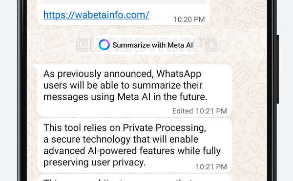 Imagen - WhatsApp te permitirá tener un resumen de lo que se habla en un grupo gracias a la IA