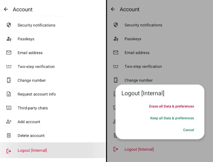 Imagen - WhatsApp permitirá &quot;salir&quot; de tu cuenta sin borrarla