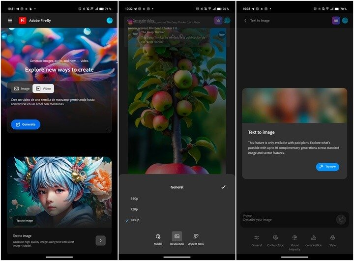 Imagen - Adobe Firefly ya tiene una app propia: descárgala en Android y iOS