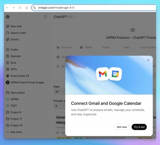 Imagen - ChatGPT en Gmail y Calendar:  esto sí que será una revolución en la productividad
