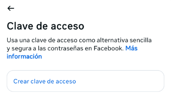 Imagen - Facebook ya acepta passkeys (clave de acceso): la alternativa a la contraseña