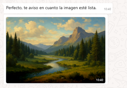Imagen - Ya puedes crear imágenes en ChatGPT a través de WhatsApp y gratis