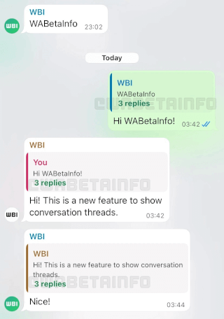 Imagen - Hilos en las respuestas de WhatsApp: así funcionarán