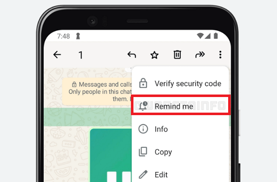 Imagen - WhatsApp añade la posibilidad de recibir recordatorios de ciertos mensajes