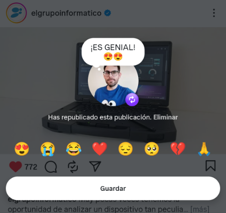 Imagen - Instagram ya permite los repost: comparte contenido de otras cuentas en tu feed