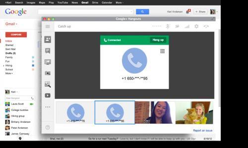 Imagen - Google Hangouts ya permite realizar llamadas