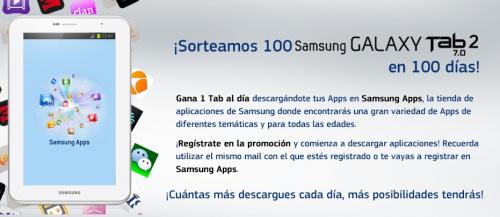 Imagen - Sorteo de 100 Samsung Galaxy Tab 2 en 100 días