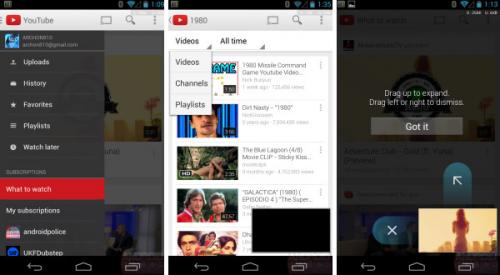 Imagen - Google renueva su app de YouTube para Android