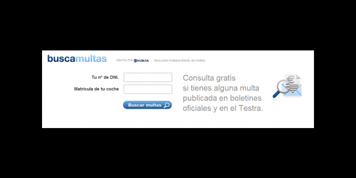 Buscamultas, busca multas de tráfico
