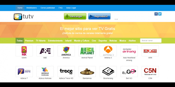 Tutvgratis, una web para ver la tele gratis online