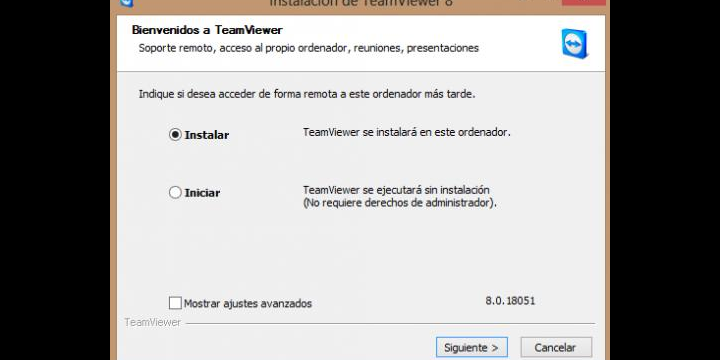 Compartir el escritorio con TeamViewer