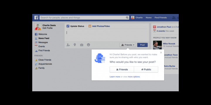 Facebook renueva sus opciones de privacidad