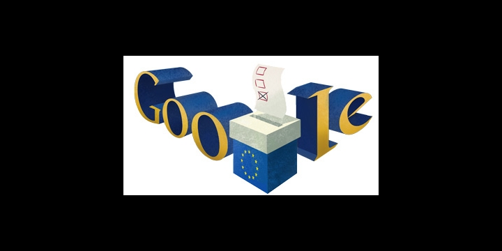 Las Elecciones al Parlamento Europeo 2014 protagonizan la portada de Google