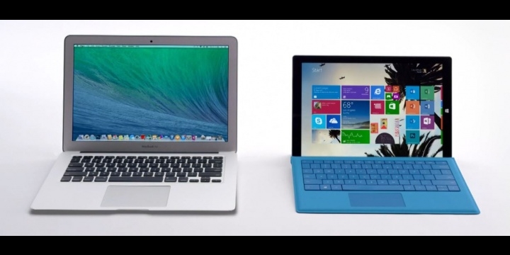 Microsoft se burla del Macbook Air con Surface 3