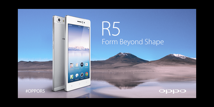 Oppo R5 se posiciona como el smartphone más fino