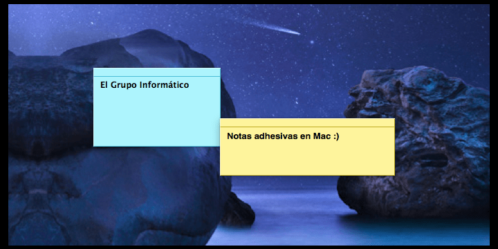 Cómo poner notas en el escritorio de Mac