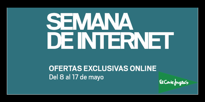El Corte Inglés celebra la Semana de Internet con ofertas online