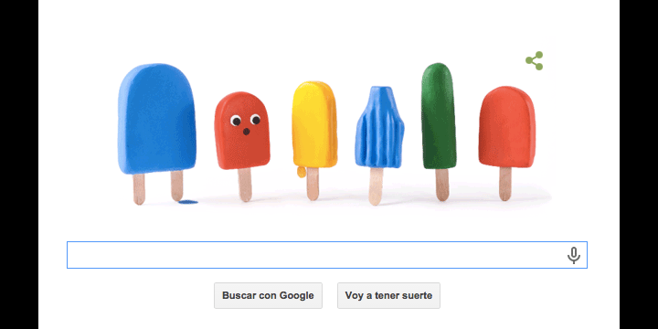 Google celebra con un Doodle la llegada del verano