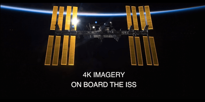 Primer vídeo en 4K desde la Estación Espacial Internacional
