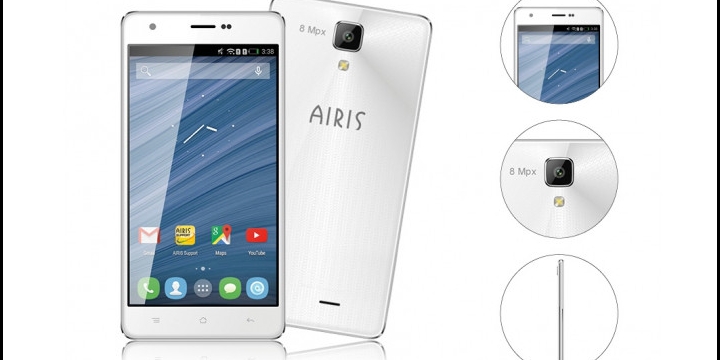 Airis TM50Q: smartphone con cuatro núcleos y 5 pulgadas