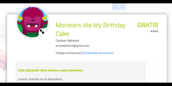 Descarga Monsters Ate My Birthday Cake, la app gratis de esta semana en Google Play