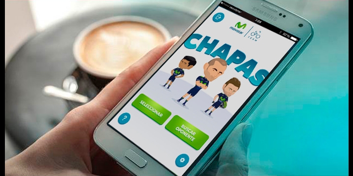 Juega a las chapas online con Chapas Movistar Team