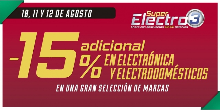 Super Electro 3 vuelve a El Corte Inglés el 10, 11 y 12 de agosto