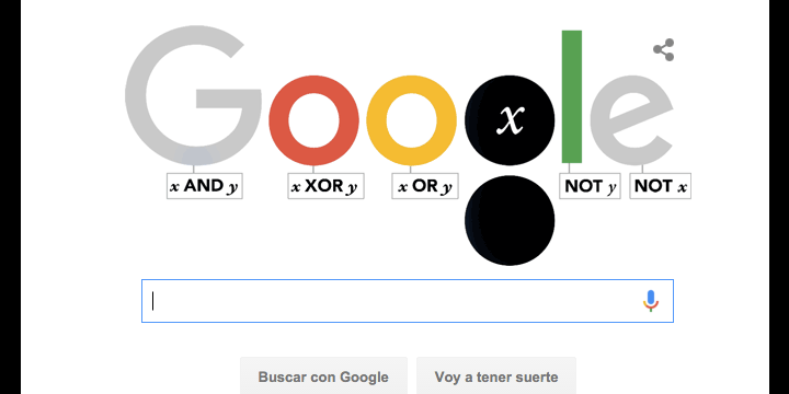 Google recuerda a George Boole con un Doodle